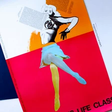 ORIGINAL 1968 ALLEN JONES VINTAGE LITHOGRAPH POSTER VERY  RARE