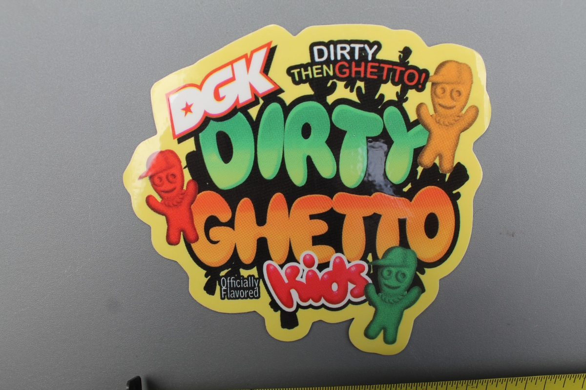 DGK Dirty Ghetto Kids Sour Heads Gummy Candy Z86B Original