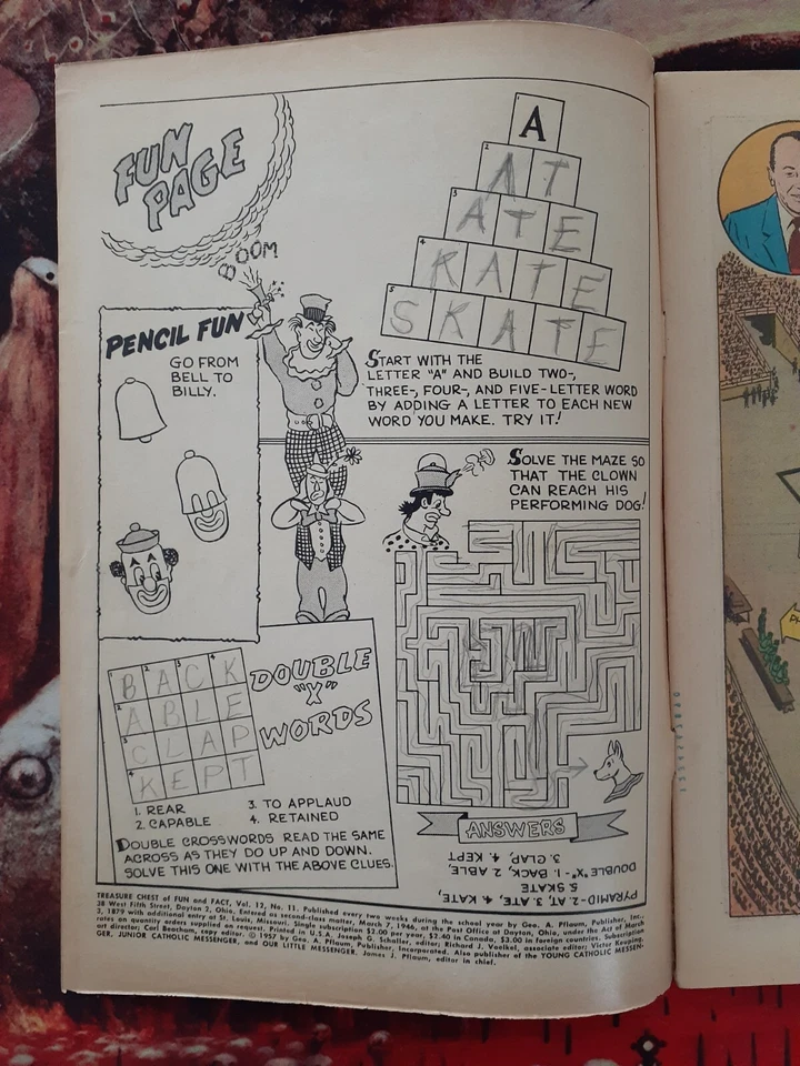 Treasure Chest Of Fun & Fact Volume 12 #11 (see photos) Foto 3 de 4