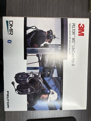 7100099586 3M PELTOR  WS  LiteCom PRO III  MT73H7P3E4D10NA Hard Hat  Headset