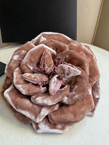 Saint Laurent Brosche Wild Rose Pastell Rosa - Bild 5 von 11
