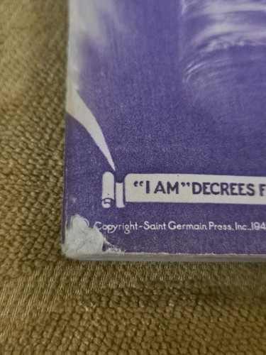 SAINT GERMAIN PRESS VINTAGE DEKRET BOOKLET, "ICH BIN" DEKRETE - Siehe Bilder - Bild 2 von 10