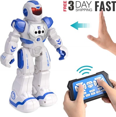 Intelligente RC Roboter Ferngesteuerter Spielzeug mit Musik Kinder Gestensensor
