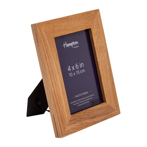 New England Solid Oak Wood Photo Picture Frames Square Rectangle Multi Aperture - Picture 3 of 64