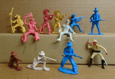 Western Cowboys and American Indians 11 pcs W25