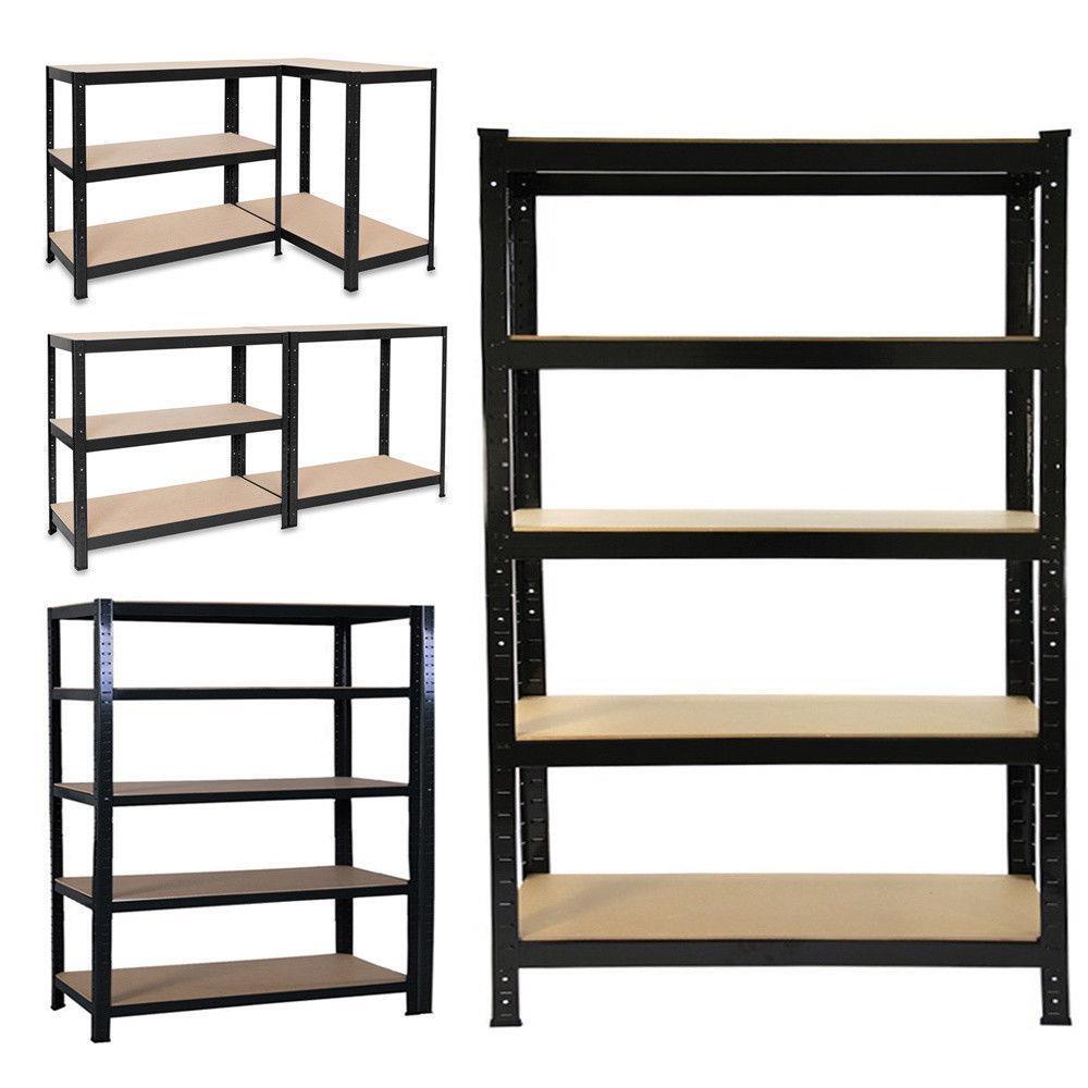 Heavy Duty 5 Tier Layer Shelf Garage Shelving Unit Racking Organzizer Warehouse