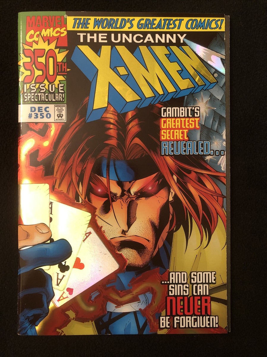 X-MEN 350 9.2 MARVEL GAMBIT PRIZIM FOIL COVER TRIAL OF