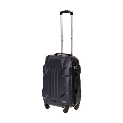 20 Cabin Navy Blue Colour 4 Wheel Ryan Air Easy Jet Approved Hard