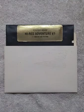 Hi-Res Adventure #1 Mystery House by On-Line Systems Sierra Apple II 5.25 Floppy