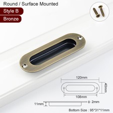 Eingebauter Türgriff Finger Hidden Tür Schrankgriff Einbau Schiebetür Griff