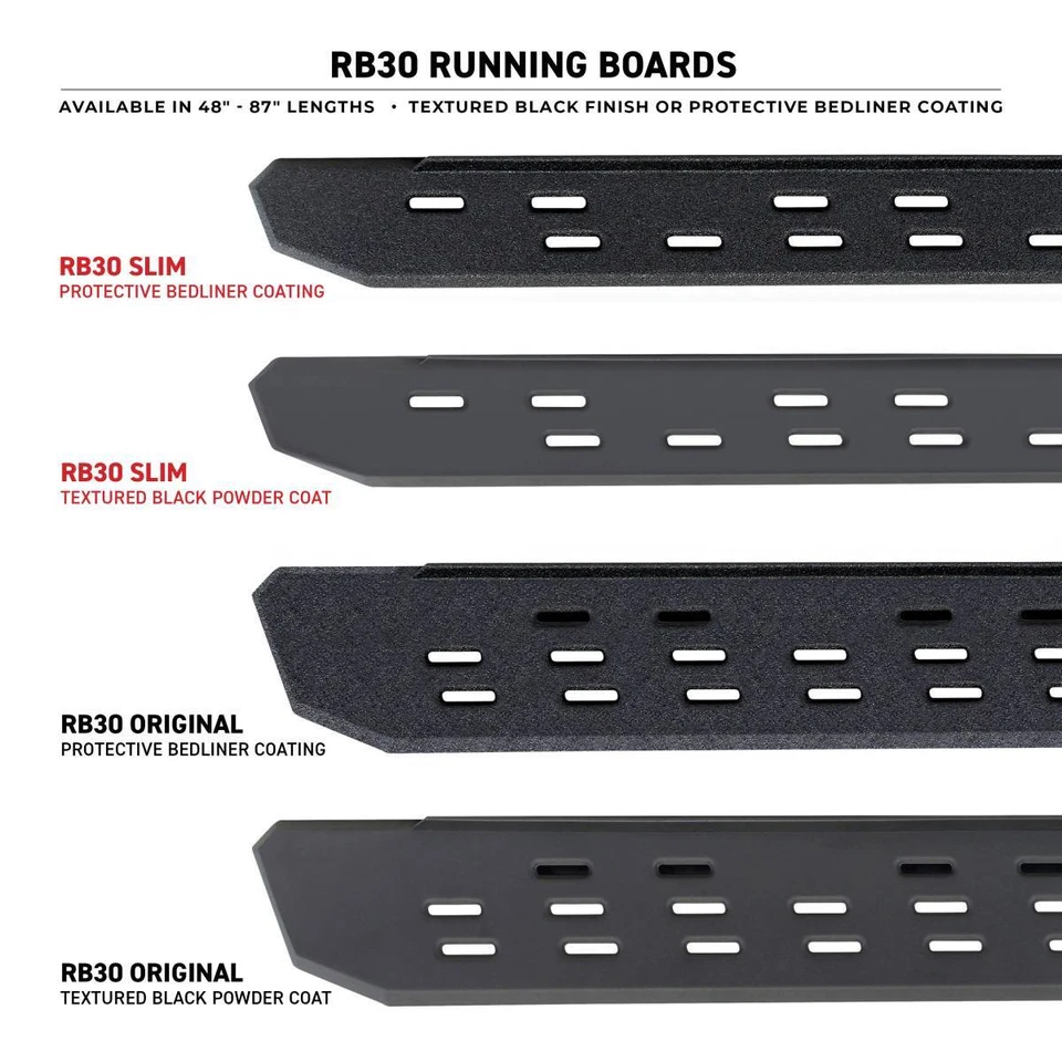 Go Rhino 69615587ST RB30 Running Boards for 2015-2024 Ford F-150 Crew Cab Foto 4 de 4