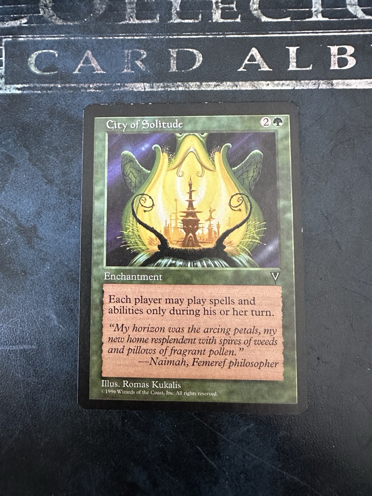 MTG English Magic The Gathering CITY OF SOLITUDE VISIONS Reserved List MP - LP
