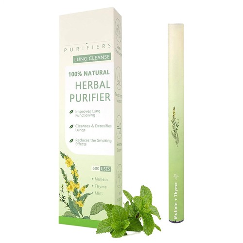 Herbal Diffuser with Mullein Thyme Mint for Lung Health and Fresh Air - - Foto 2 di 5