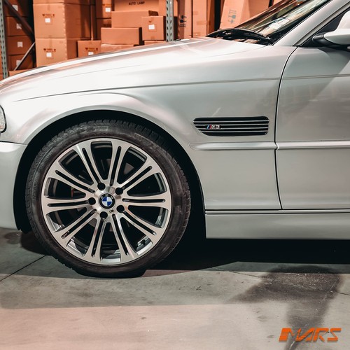 Chrome Black Side GUARD FENDER AIR VENT for BMW E46 M3 Coupe & Convertible - Picture 5 of 8