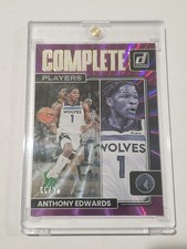 2022-23 Panini Donruss Complete Players Holo Purple Laser /99 Anthony Edwards #7