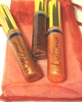 3 X LipSense Glossy Gloss Collection Mini~ Sparkling Cider~Plum Wine~Gingersnap 