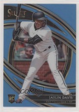 2020 Panini Select Premier Carolina Blue Prizm 9/35 Jaylin Davis #177 fm0