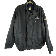 Bulwark Protective Apparel Blue Full Zip Jacket Men's Large FR Flame Resistant