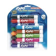 EXPO Low Odor Dry Erase Markers, Chisel Tip, ...