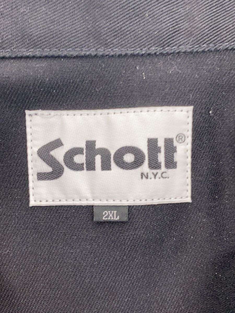 Schott Jacket XXL Polyester Black Plain 782-59520… - image 3