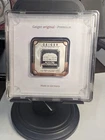 Geiger Edelmetalle Silver Bar 1oz Square in Plastic Assay Capsule Some Toning