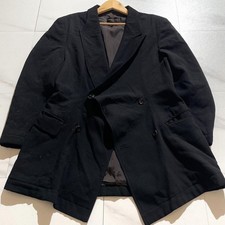 Giacca sartoriale COMME Des GARCONS capospalla lana taglia L nera spedita dal Giappone