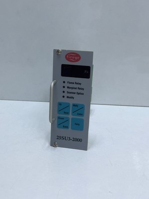 FIREYE 25SU3-2000 RACK-MOUNTED FLAME SAFEGUARD AMPLIFIER