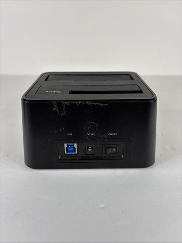 Station d'accueil pour disque dur externe USB 3.0 vers SATA, double baie et disque dur/SDD 2,5" 3,5" - Photo 2/4