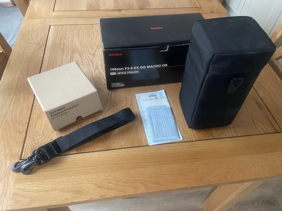 Sigma 105mm F2.8 EX DG Sigma Macro OS HSM Lens for Nikon AF DLSR - Image 4 of 4