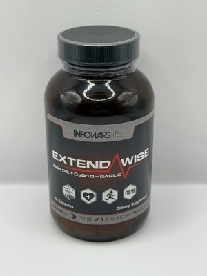 Infowars Life EXTEND WISE 60 Capsule Dietary Supplement Alex Jones