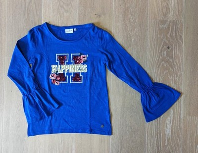 T-Shirt Langarm Tom Tailor, Gr. 164, blau m. Pailletten für Mädchen, TOP Zustand