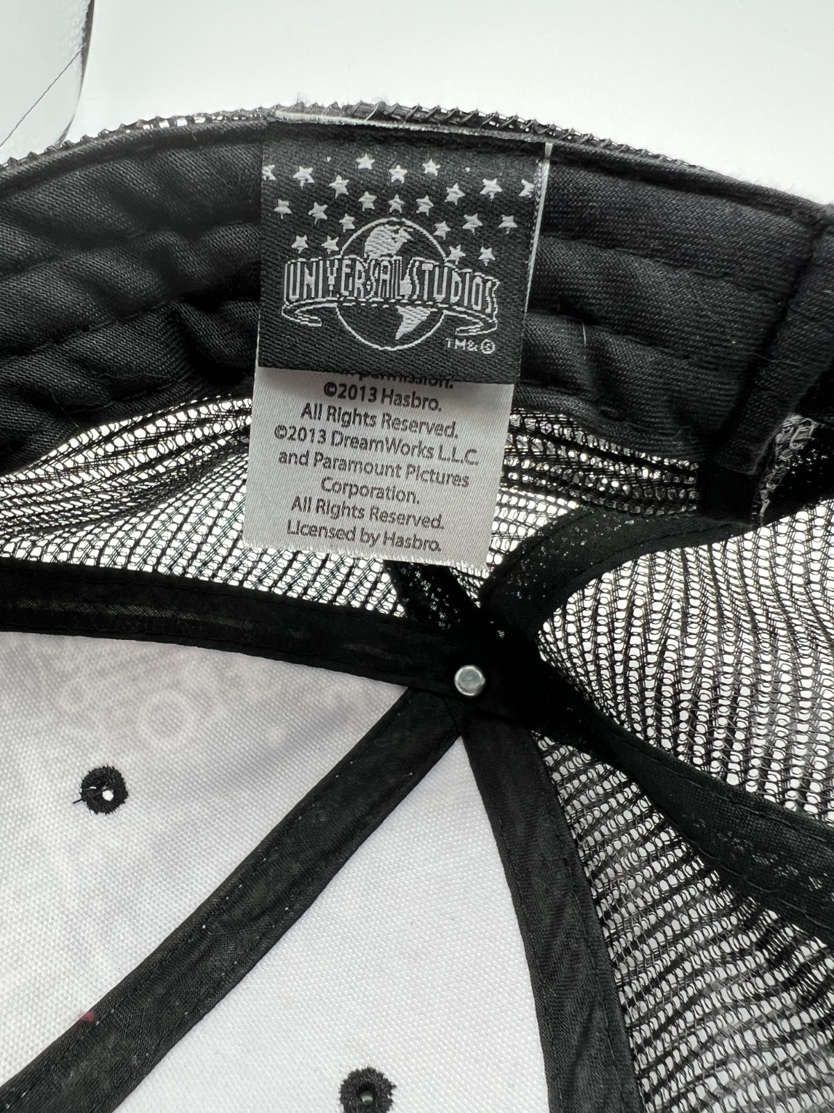 Transformers Universal Studios Hat Black Red Mesh… - image 5