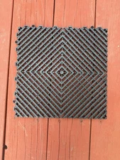 VEVOR Modular Interlocking Cushion Drainage Mat 12x12 Inches, 29 Pack