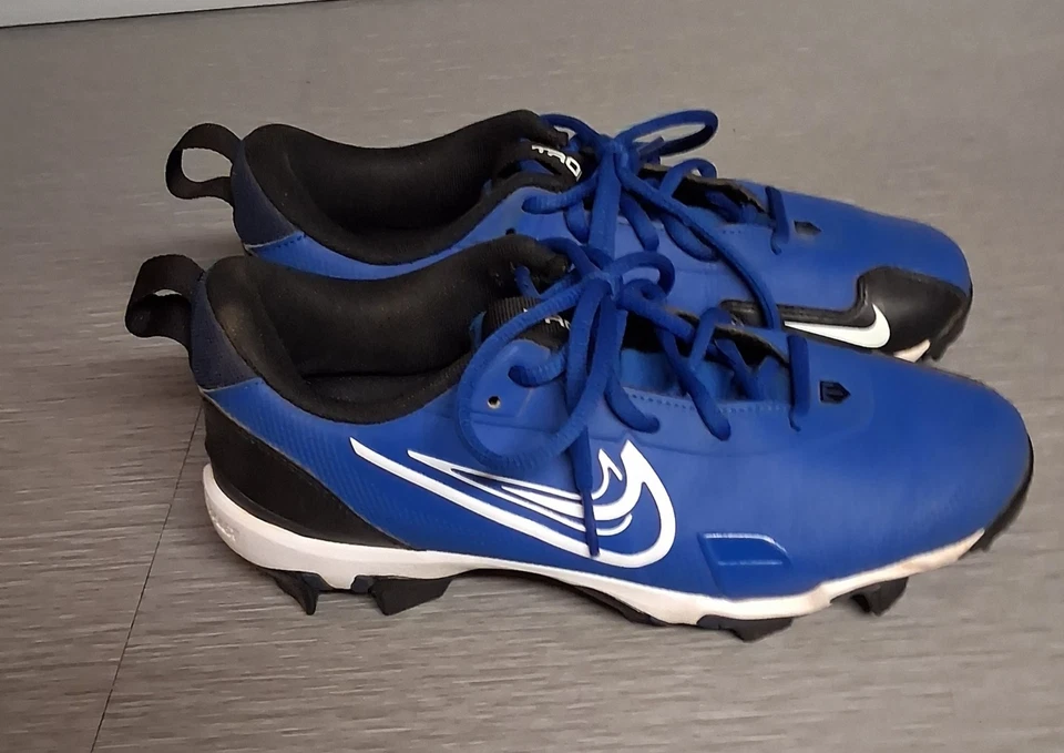 Nike Youth Size 5.5 Football Cleats Blue 5.5Y - Image 2 of 3