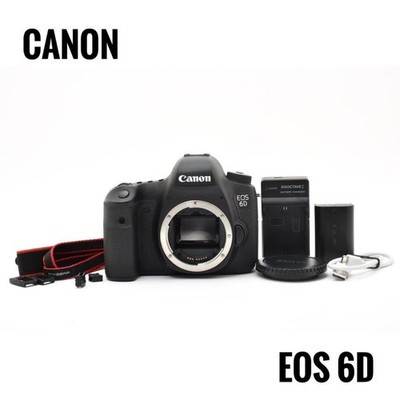 Canon EOS 6D Digital SLR Camera Body 20MP Compact Wi-Fi GPS Tested