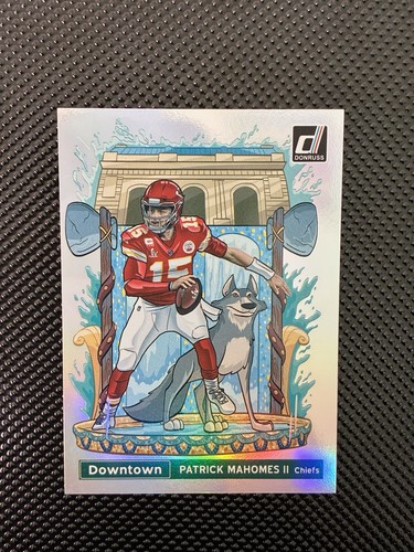 Patrick Mahomes II #DT-25 2021 Panini Donruss Downtown card