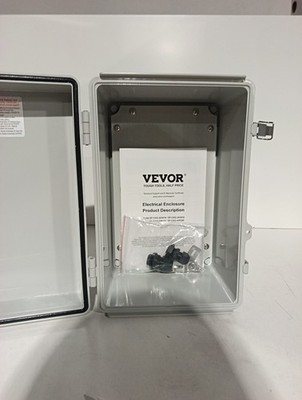 VEVOR Outdoor Elektro-Abzweigdose, ABS-Kunststoff-Elektrogehäuse 