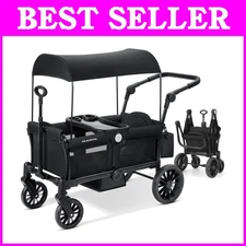 All Terrain Foldable Wagon Stroller for 2 Kids