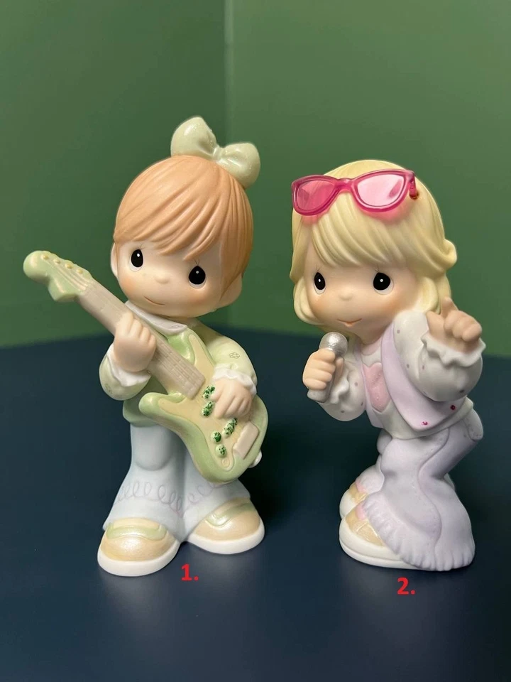 Lote de 25 estatuetas colecionáveis vintage Enesco 1978–2003 Precious Moments - Imagem 2 de 4