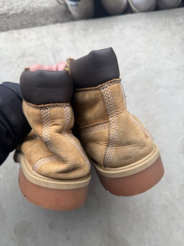 Timberland Men's 6 Inch Premium Waterproof Boots Wheat Nubuck Men’s, Size 5M - Picture 8 of 11