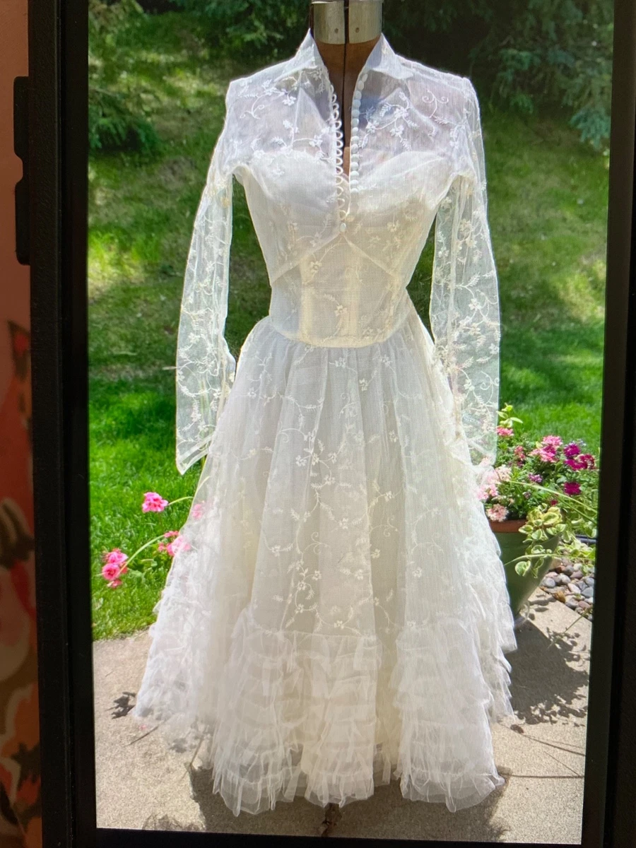 Women's Vintage Wedding Dresses & Veils for sale - eBay Women's Vintage Wedding Dresses & Veils for sale - eBay