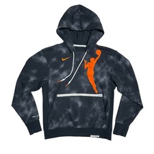 NIKE Men's Size S WNBA Team 13 Standard Issue Hoodie Black/Gray/Orange Unisex