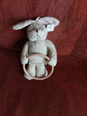 Clayre & Eef Handtuchhalter Hase Plüsch Harira 