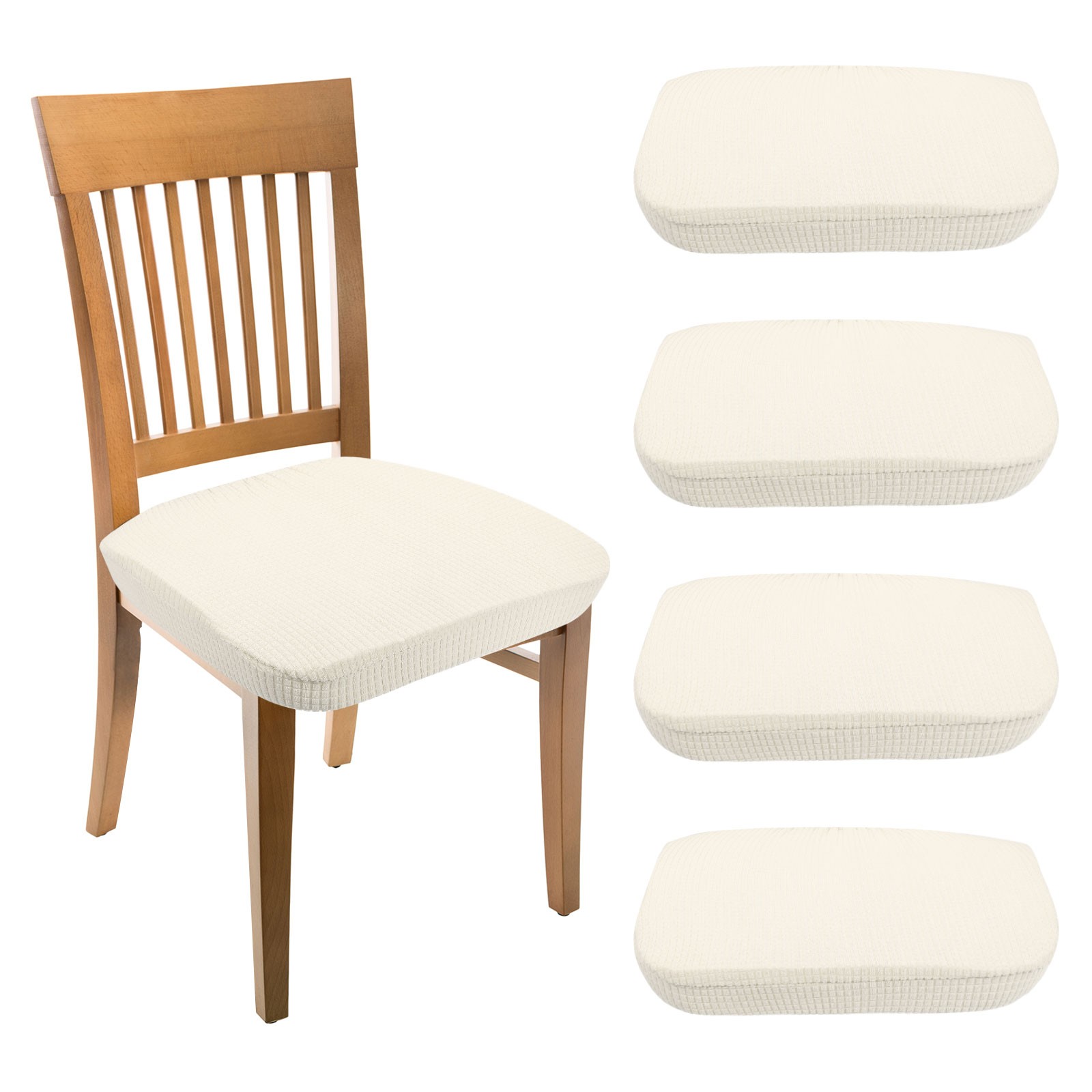 Seat Slipcover, White