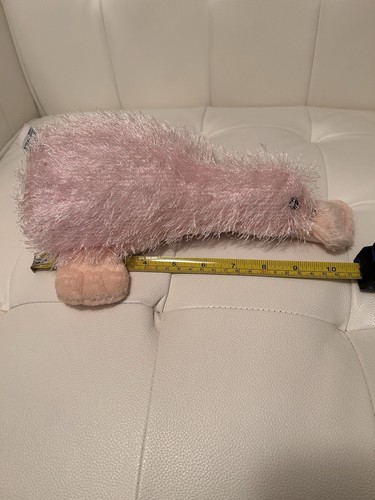 WEBKINZ GANZ Pink Google Platypus Stuffed Animal Toy Plush 11 Inch No Code Clean - Picture 4 of 9