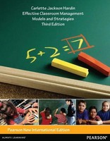 Effective Classroom Management: Models And Strategies For Today's Classrooms
