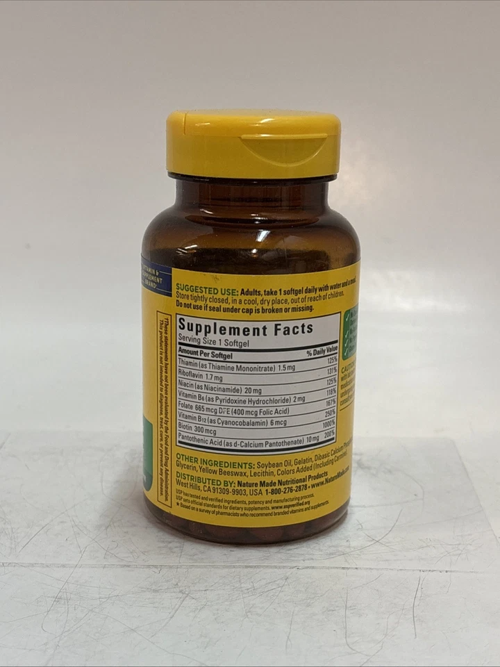 Nature Made Super B Energy Complex 160 Count Exp 7/2026 - Image 3 of 4