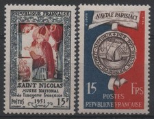 FRANCE 1951 : N° 904/906  SAINT NICOLAS/BIMILLÉNAIRE DE PARIS NEUF** TTB