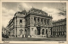 Budapest, Hungary The Opera House Original Vintage Postcard