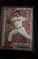 2026 Topps Series 1 - Carson Whisenhunt #184 Green & Pink Polka Dots (RC)